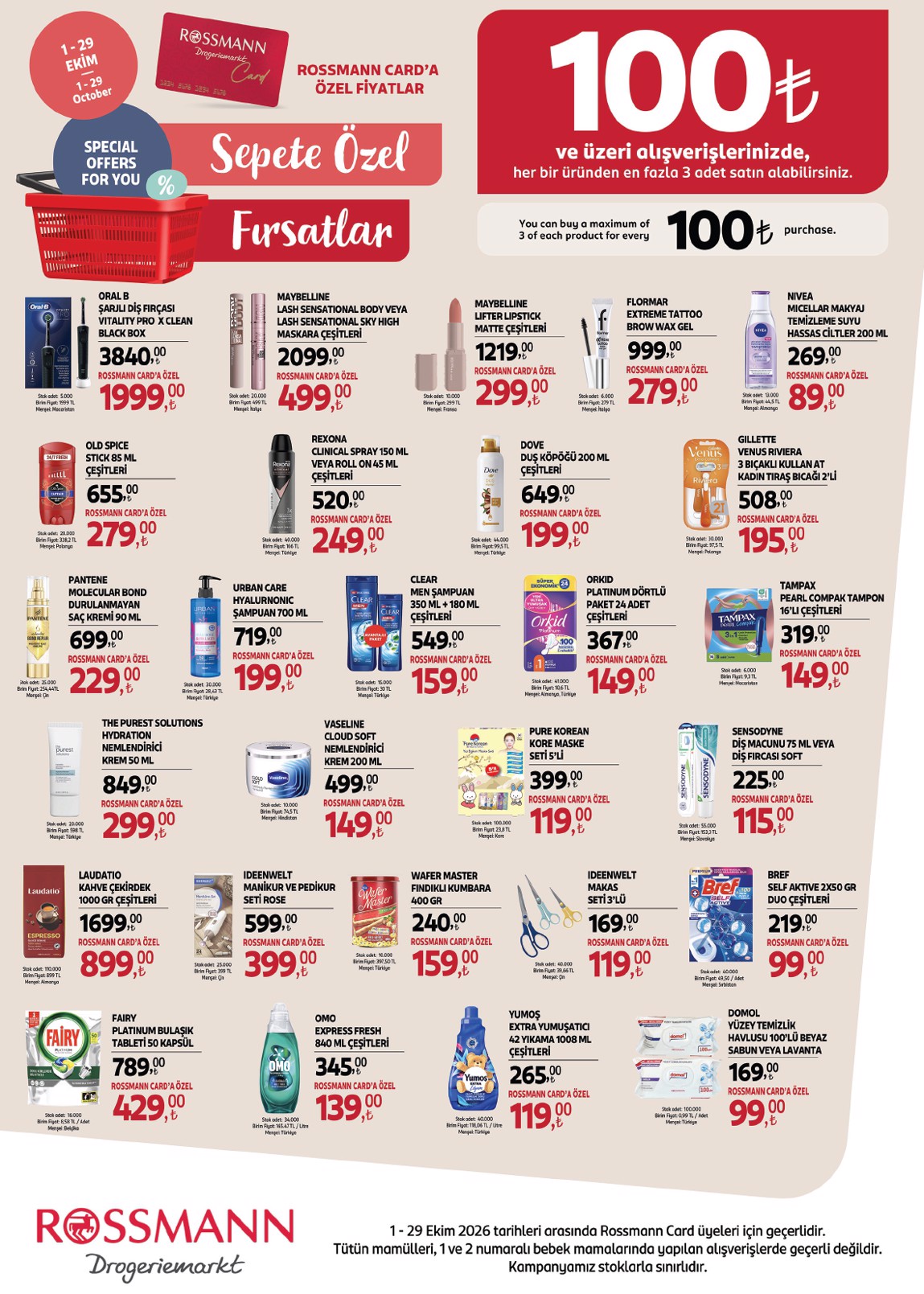 Rossmann Broşürü Ekim Kişisel Bakım — sayfa 6