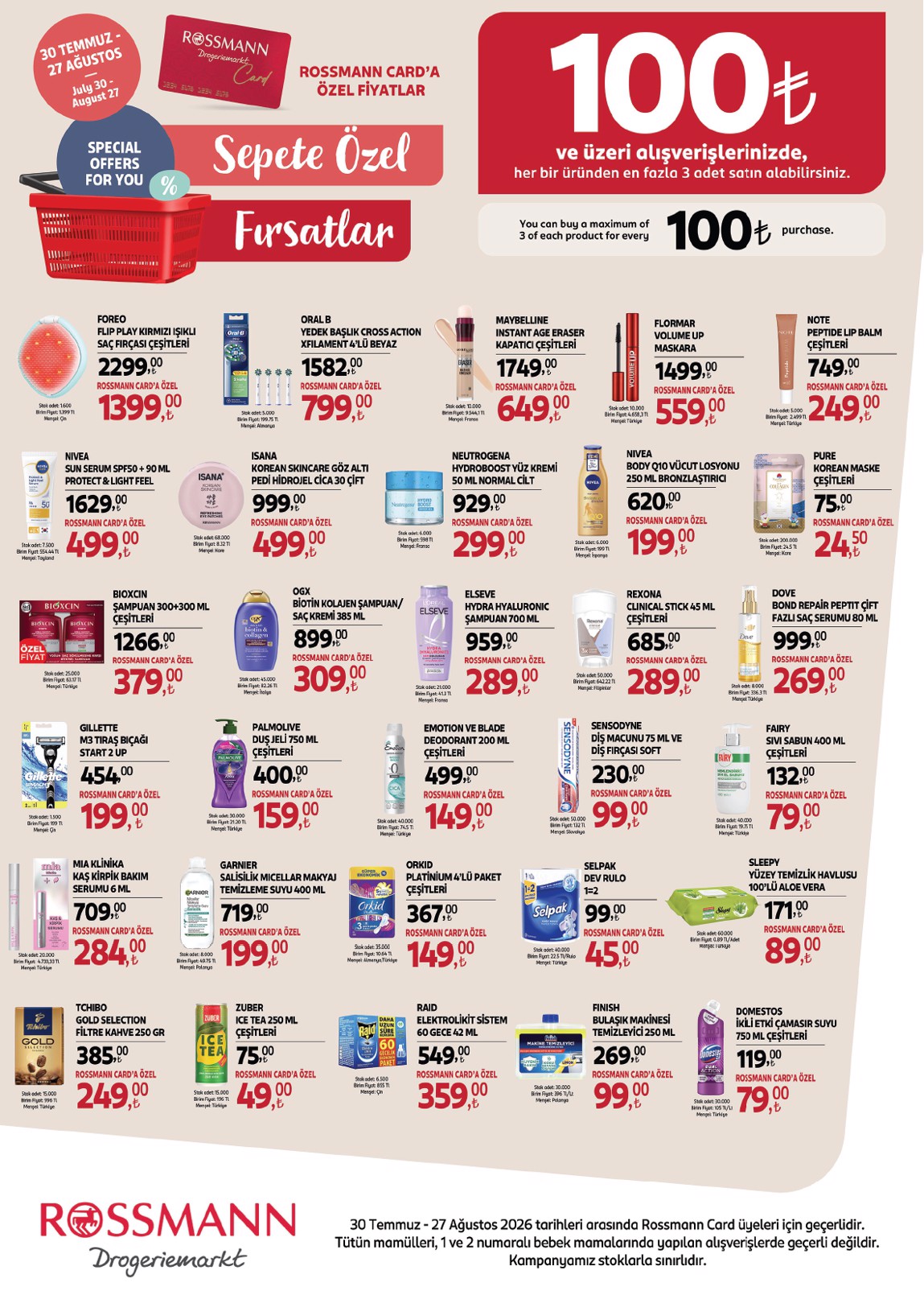 Rossmann Broşürü Ağustos Kişisel Bakım — sayfa 6
