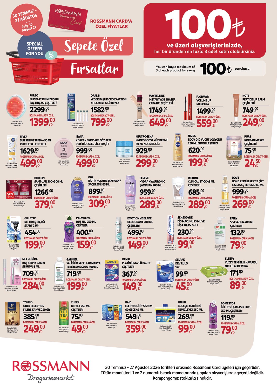 Rossmann Broşürü Ağustos Güzellik — sayfa 6