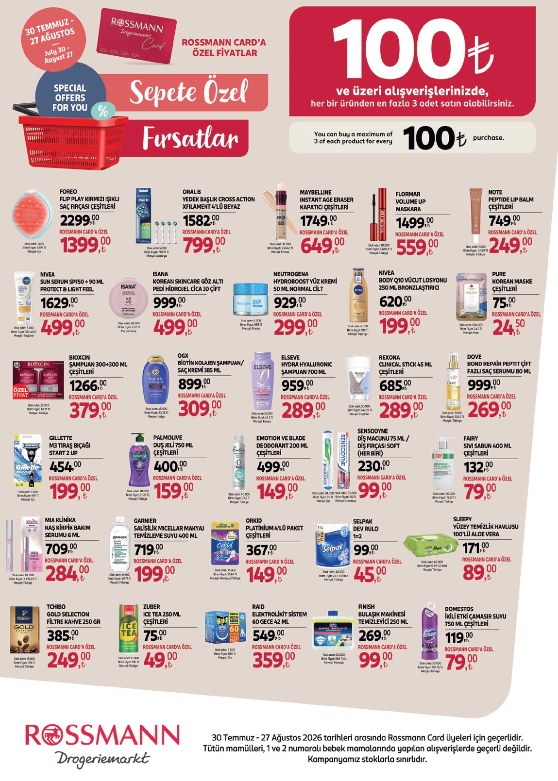 Rossmann Broşürü Ağustos Güzellik — sayfa 6