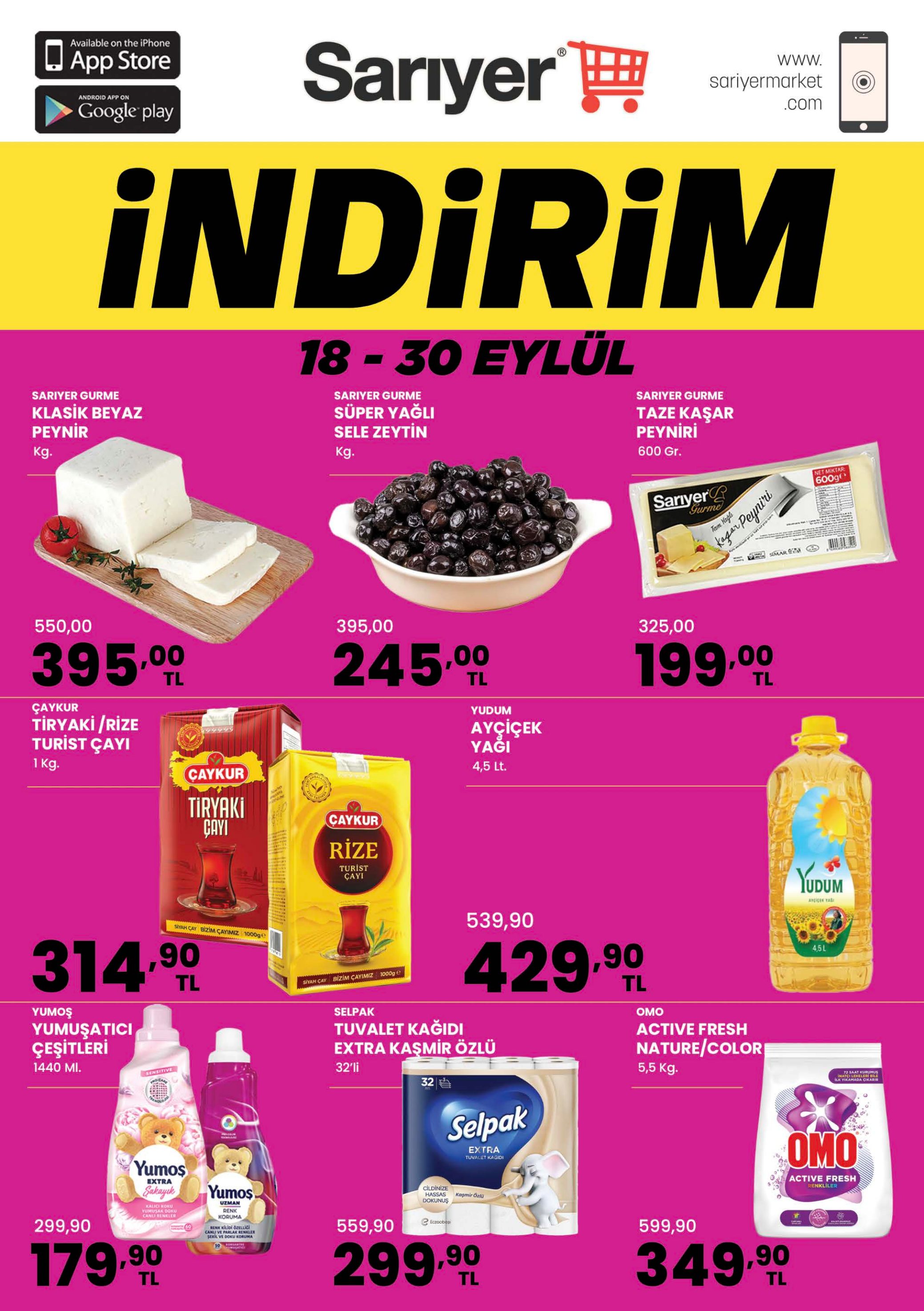 Sarıyer Market Broşürü İndirim — sayfa 1