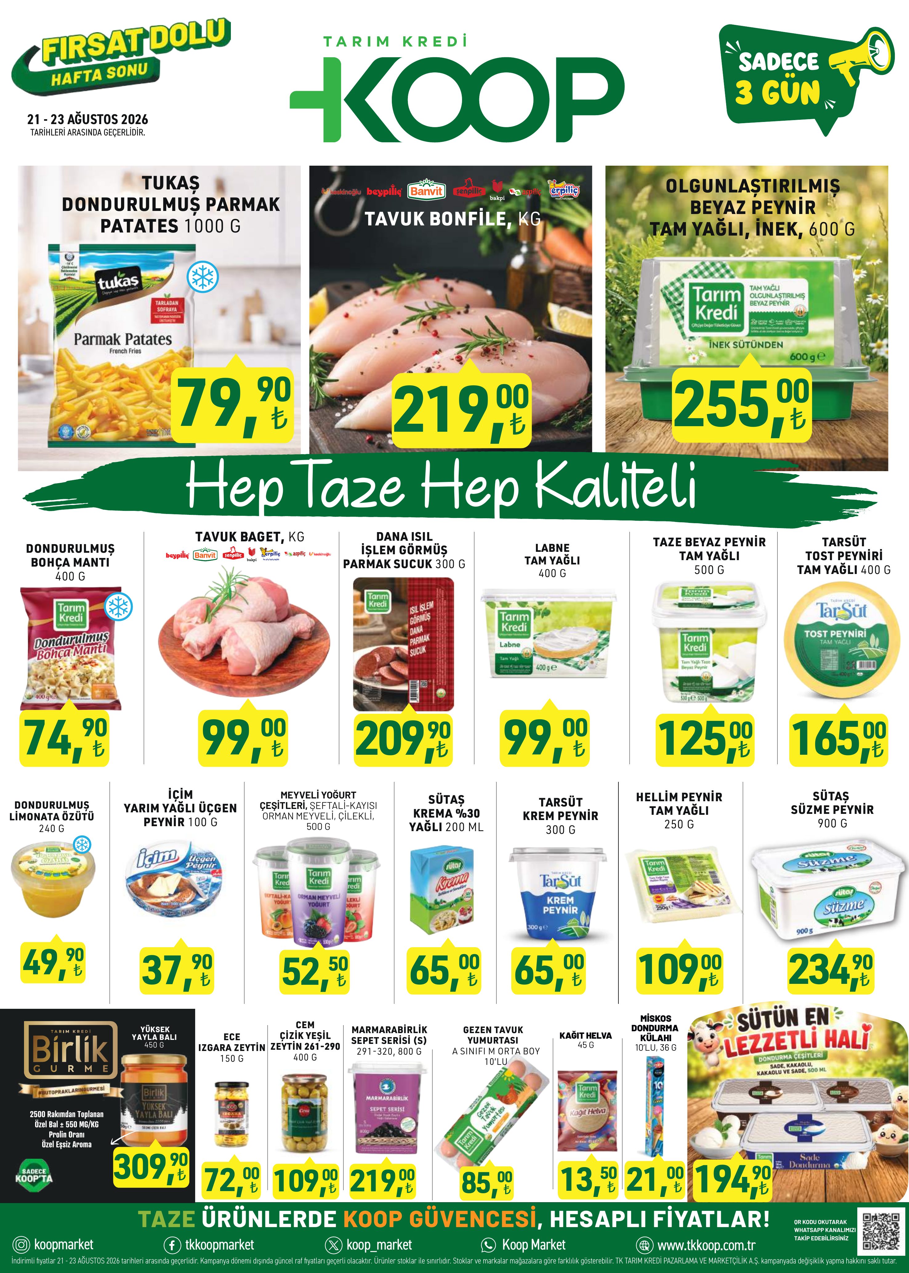 Tarım Kredi Koop Broşürü Fırsat Dolu Hafta Sonu — sayfa 1