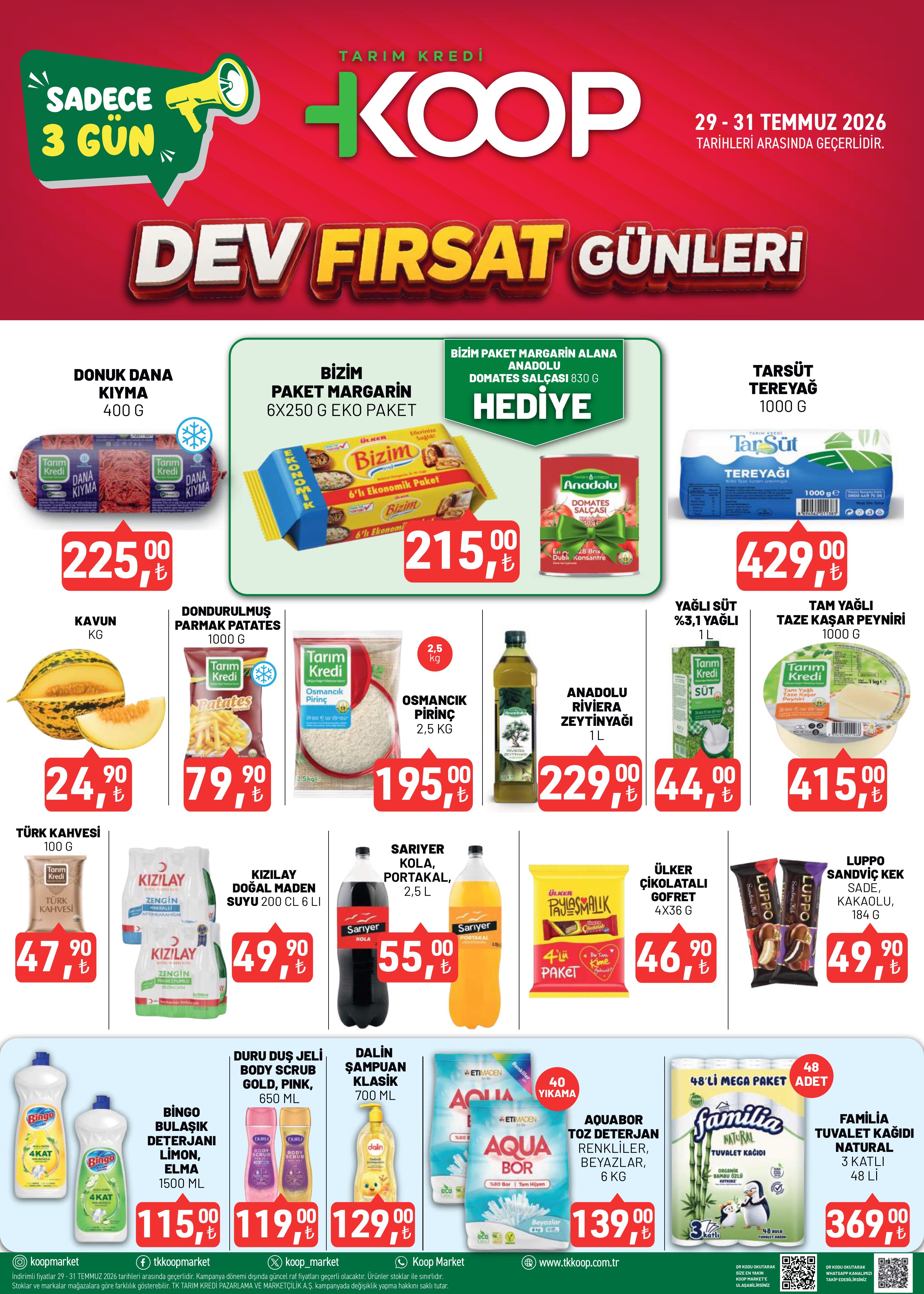 Tarım Kredi Koop Broşürü Dev Kampanya