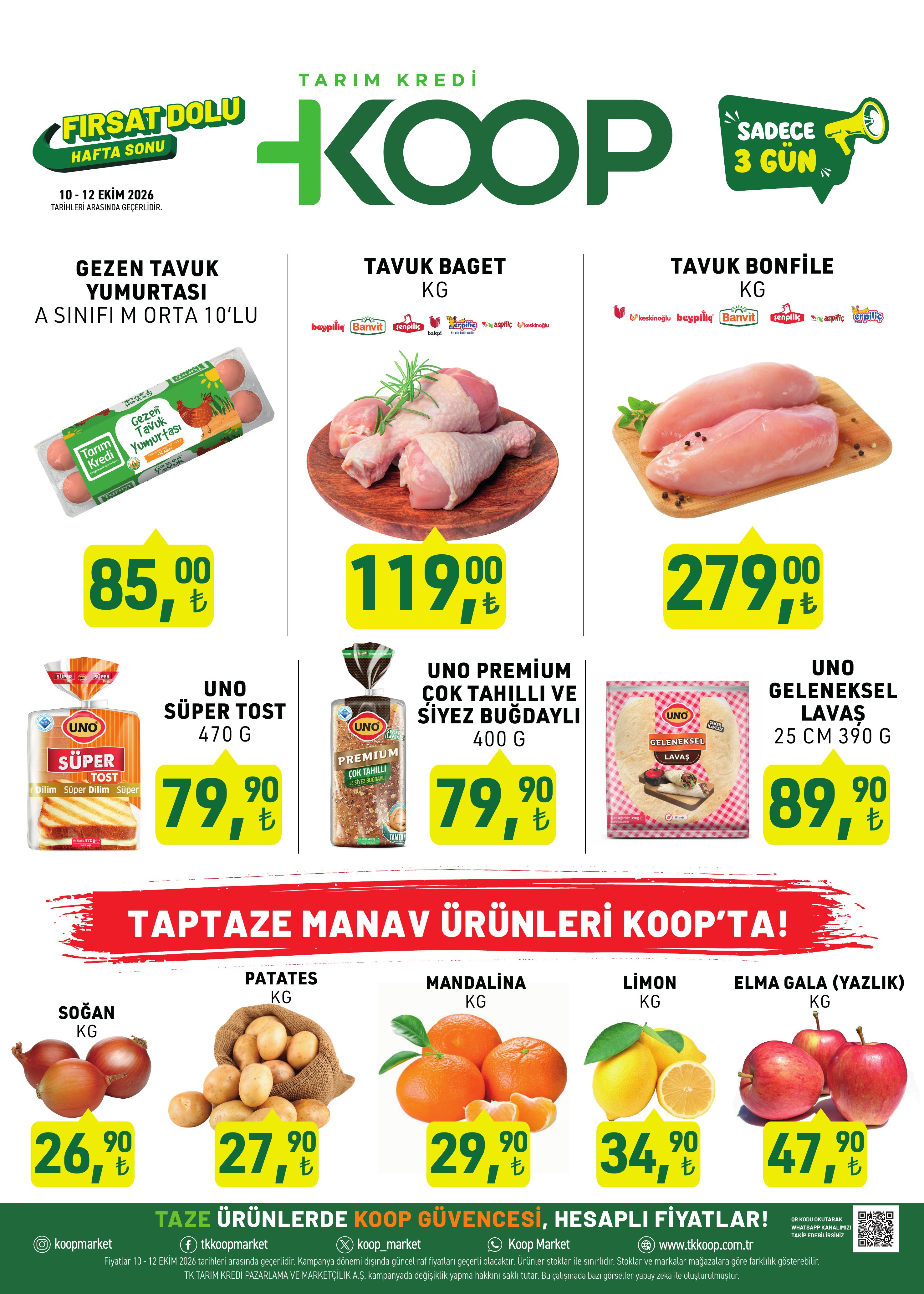 Tarım Kredi Koop Broşürü Fırsat Dolu Haftasonu 10 12 Ekim — sayfa 1