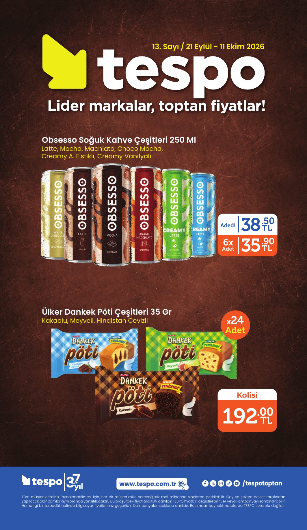 Tespo Broşürü Dergi — sayfa 1