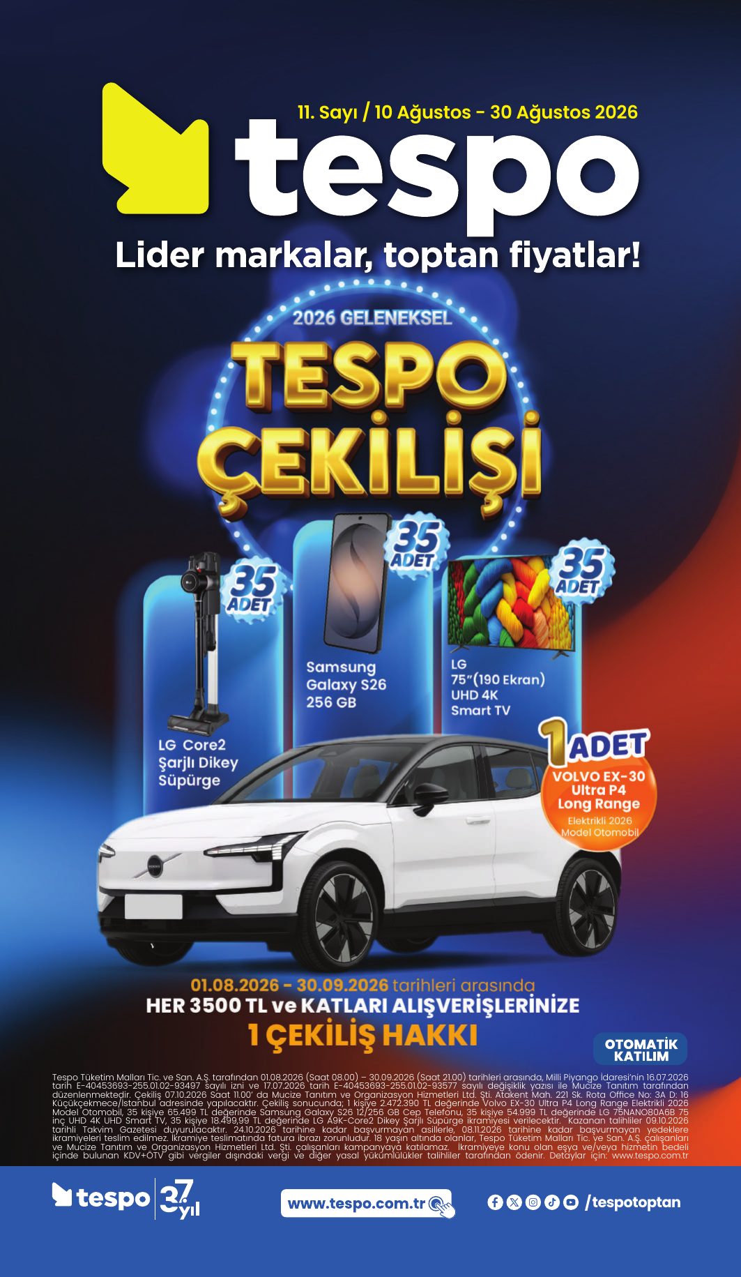 Tespo Broşürü Dergi — sayfa 1