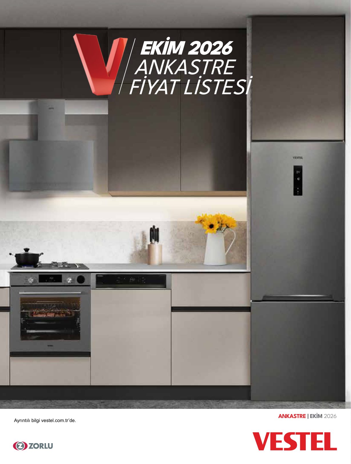 Vestel Broşürü Ekim 2026 Ankastre Ürünler — sayfa 1