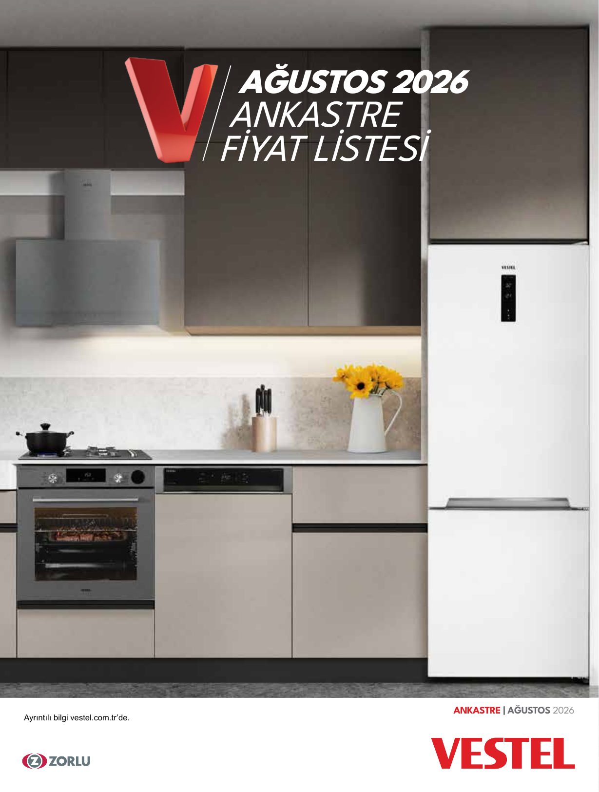 Vestel Broşürü Ankastre Ürünler — sayfa 1