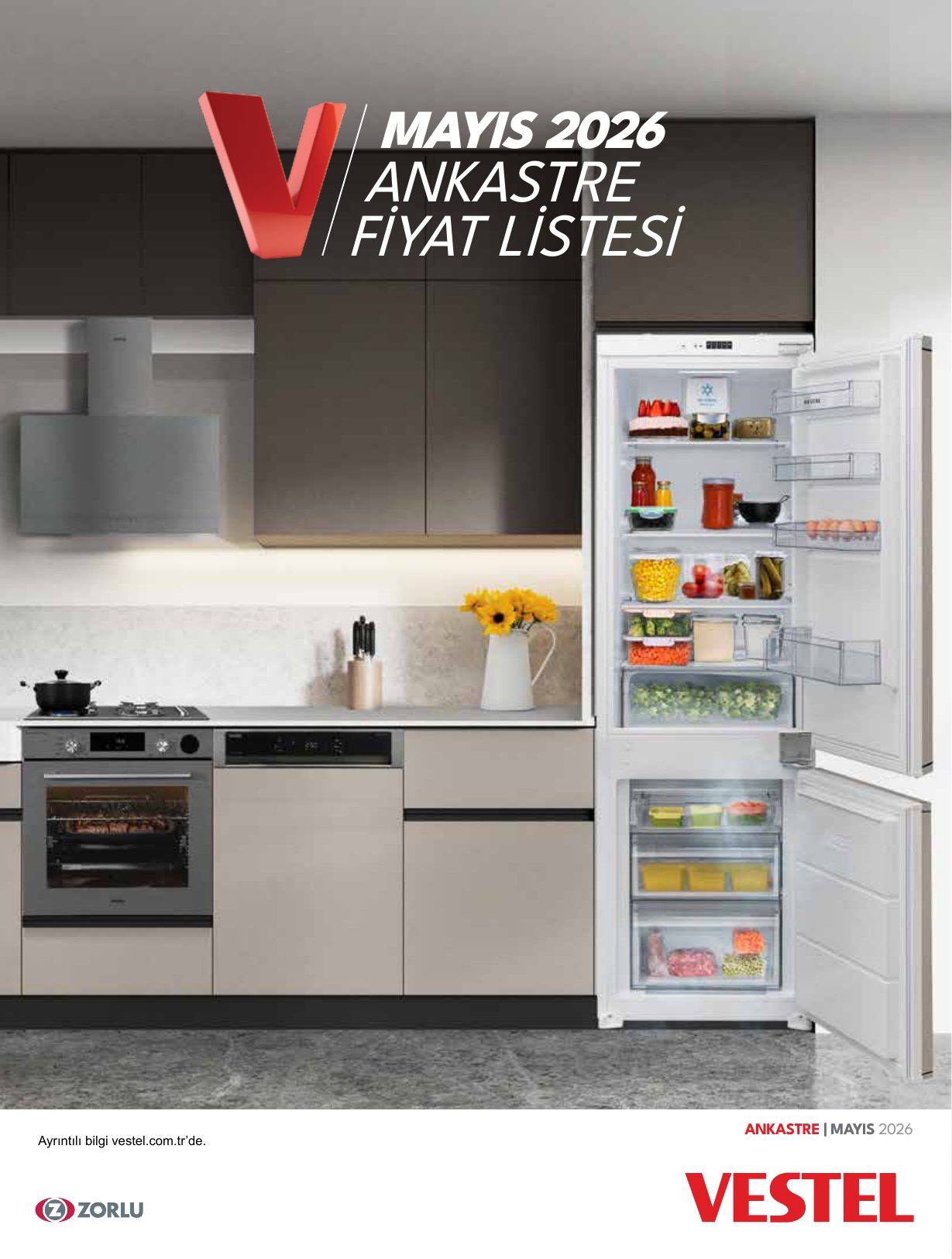 Vestel Broşürü Mayıs 2026 Ankastre Ürünler