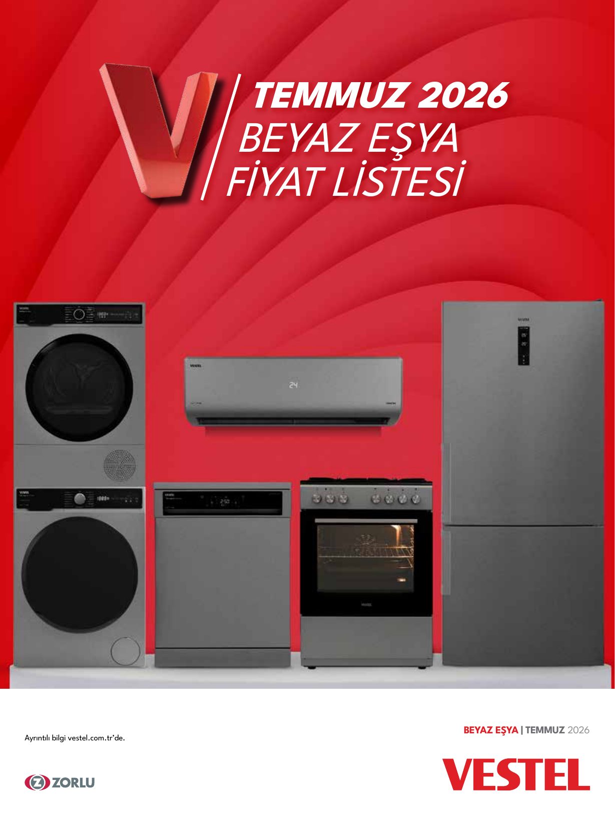 Vestel Broşürü Temmuz 2026 Beyaz Eşya