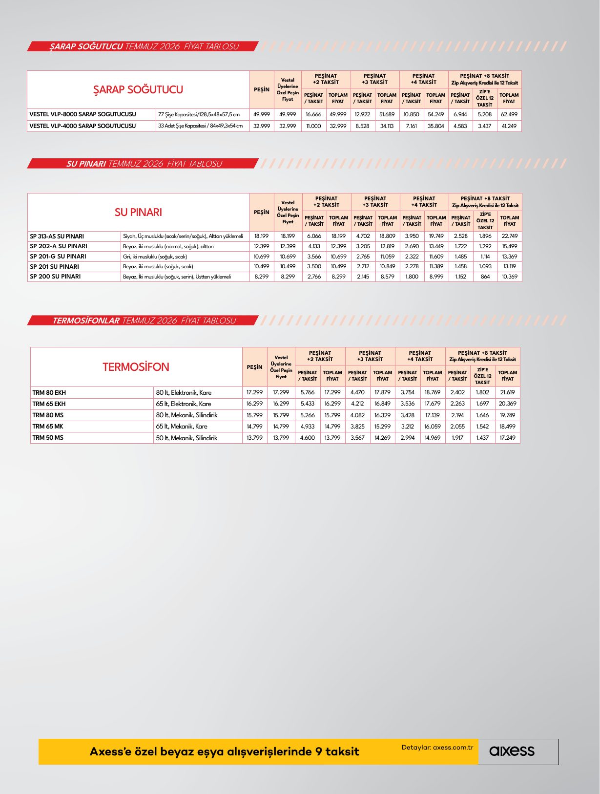 Vestel Broşürü Temmuz 2026 Beyaz Eşya — sayfa 21