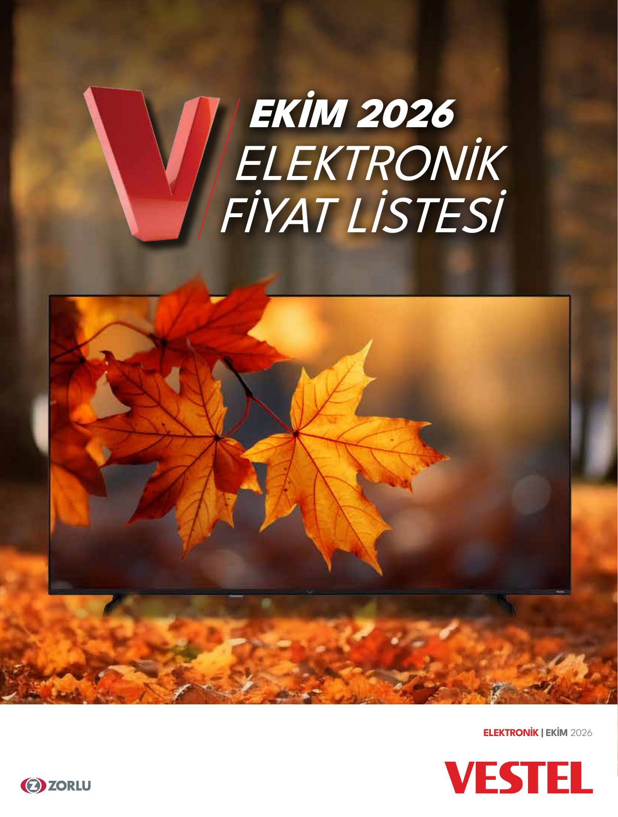 Vestel Broşürü Ekim 2026 Tüketici Elektroniği — sayfa 1