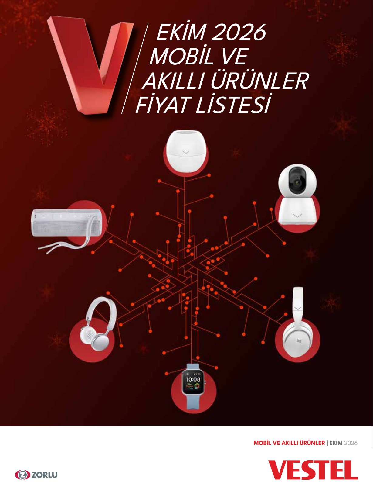 Vestel Broşürü Ekim 2026 Mobil ve Akıllı Ürünler — sayfa 1