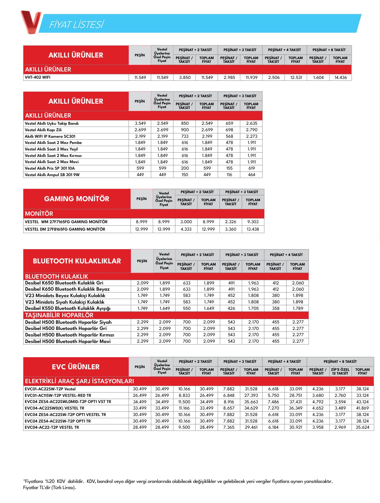 Vestel Broşürü Temmuz 2026 Mobil ve Akıllı Ürünler — sayfa 12