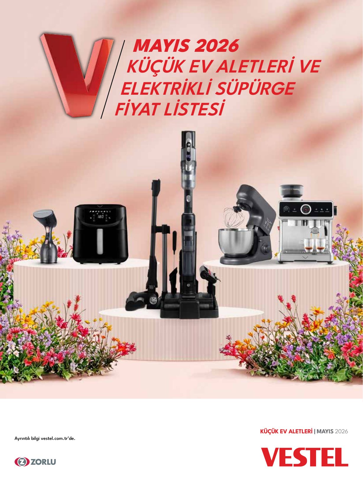 Vestel Broşürü Mayıs 2026 Küçük Ev Aletleri ve Süpürgeler — sayfa 1