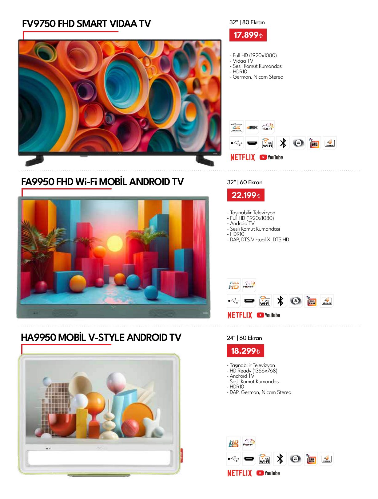 Vestel Broşürü Temmuz Tüketici Elektroniği — sayfa 18