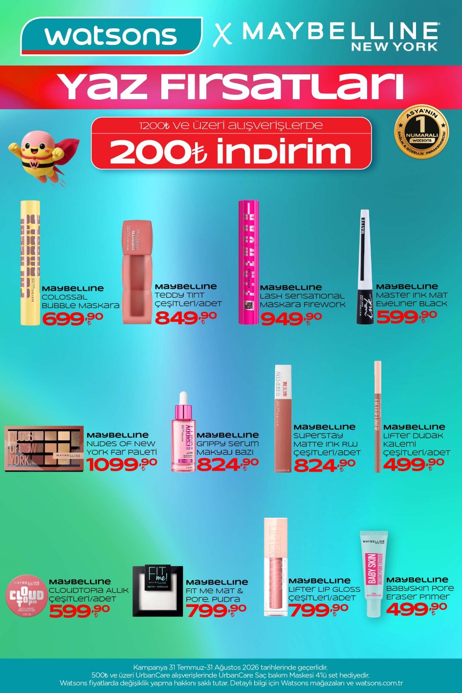 Watsons Broşürü AĞUstos 2026 — sayfa 10