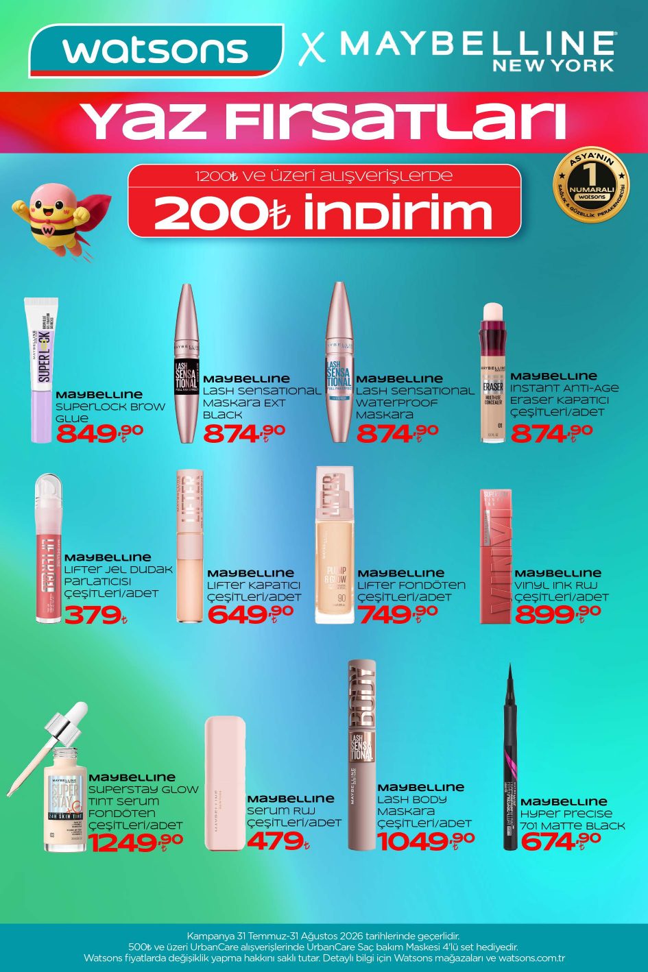 Watsons Broşürü AĞUstos 2026 — sayfa 9