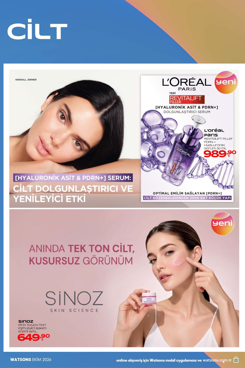 Watsons Broşürü Ekim 2026 — sayfa 32