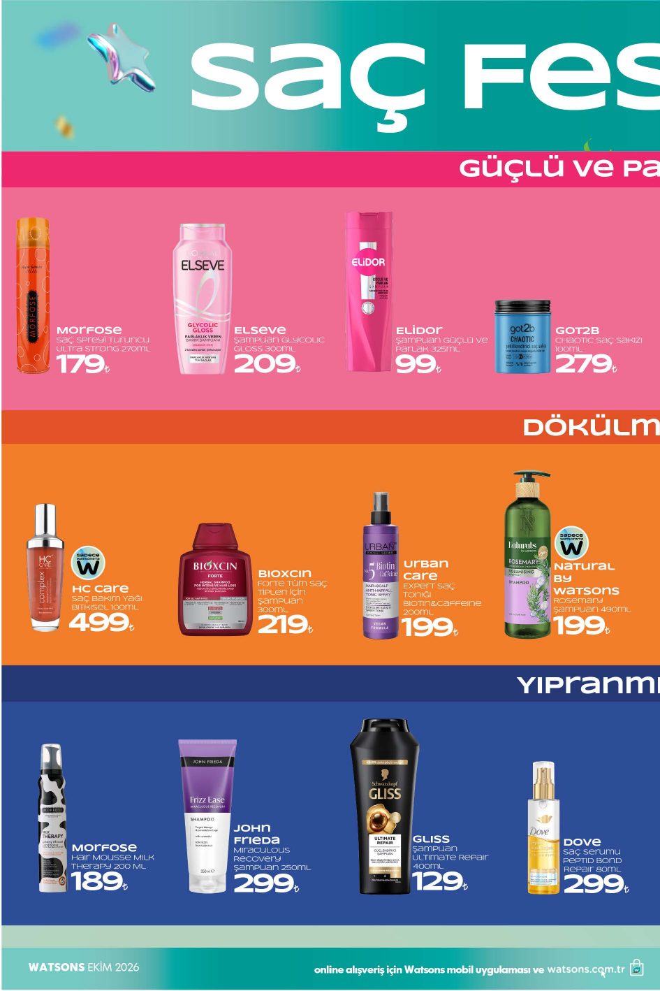 Watsons Broşürü Ekim 2026 — sayfa 12
