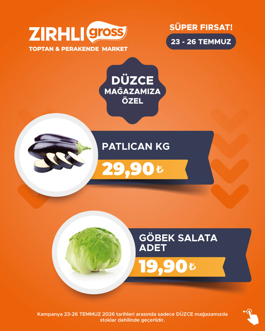 Zırhlı Toptan Market Broşürü 23-26 Temmuz — sayfa 2