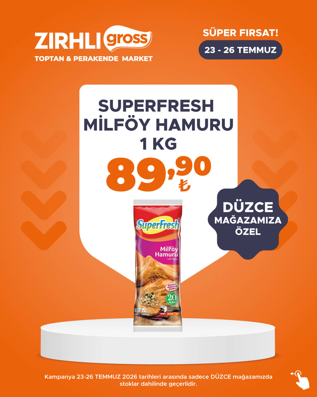 Zırhlı Toptan Market Broşürü 23-26 Temmuz — sayfa 23