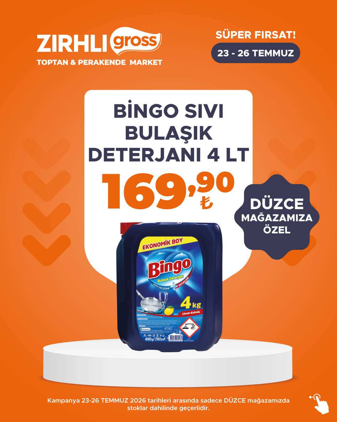 Zırhlı Toptan Market Broşürü 23-26 Temmuz — sayfa 38