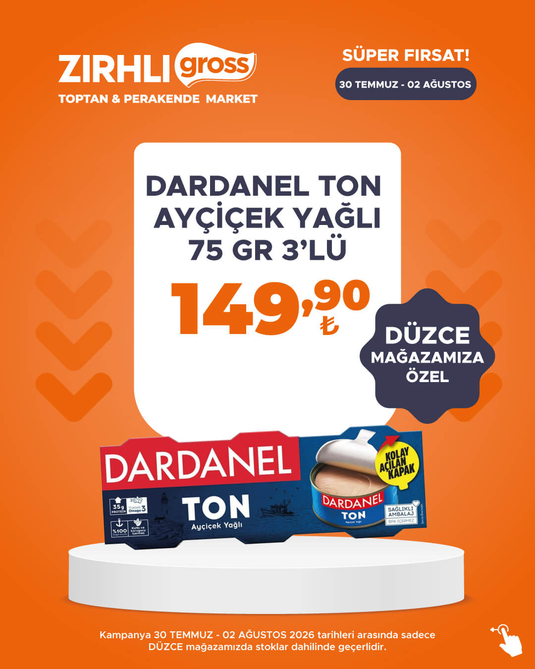 Zırhlı Toptan Market Broşürü 30 Temmuz — sayfa 26