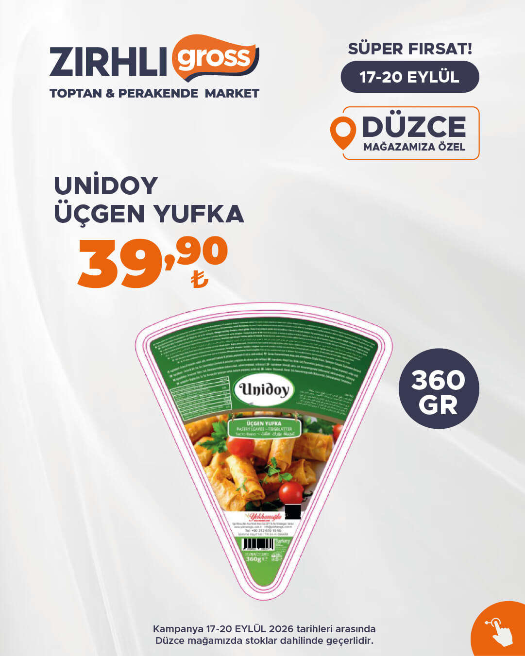 Zırhlı Toptan Market Broşürü 17-20 Eylül — sayfa 11