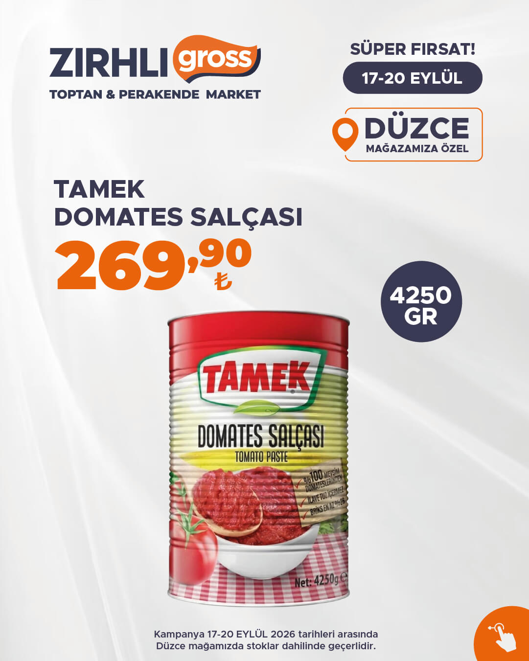 Zırhlı Toptan Market Broşürü 17-20 Eylül — sayfa 33