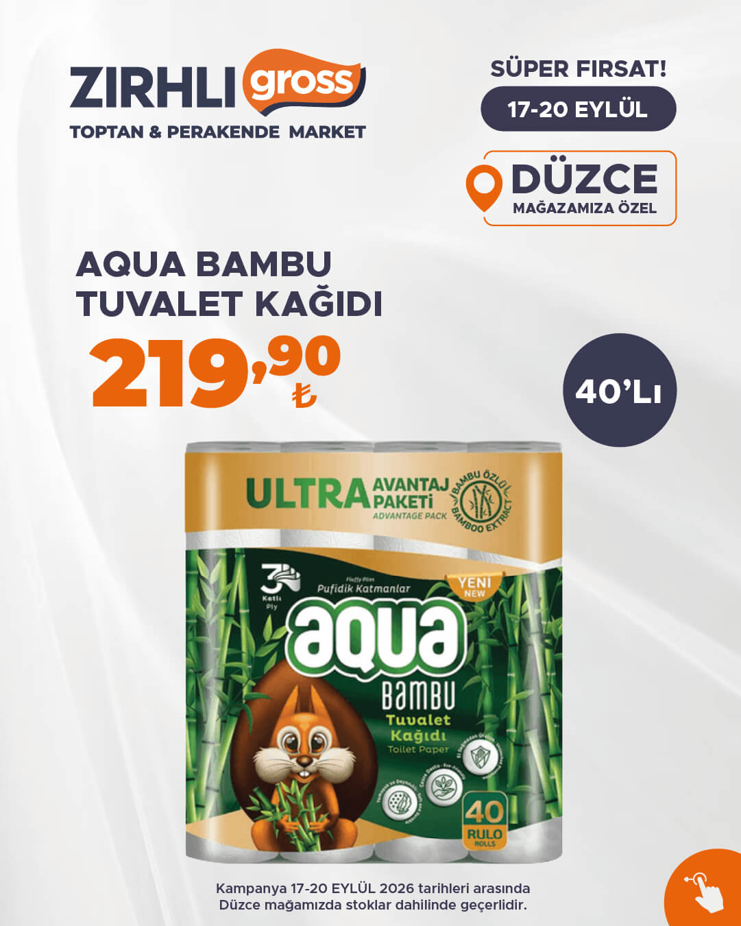 Zırhlı Toptan Market Broşürü 17-20 Eylül — sayfa 38