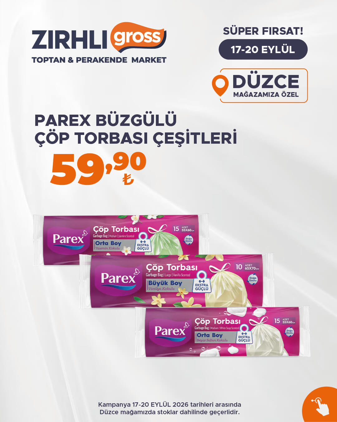 Zırhlı Toptan Market Broşürü 17-20 Eylül — sayfa 44