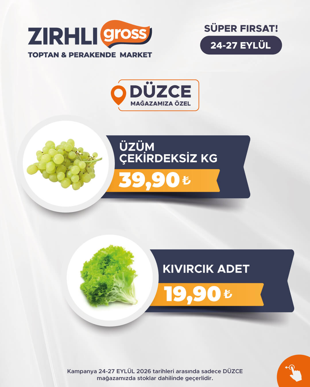 Zırhlı Toptan Market Broşürü 24-27 Eylül — sayfa 10