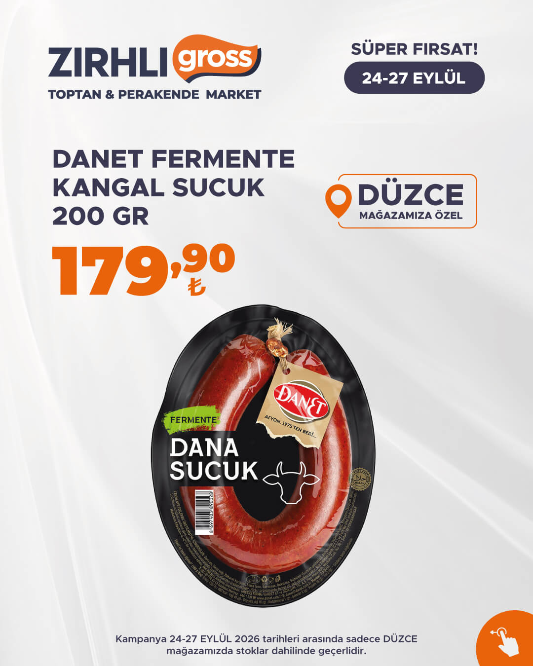 Zırhlı Toptan Market Broşürü 24-27 Eylül — sayfa 16