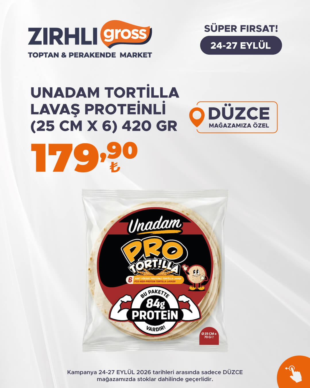Zırhlı Toptan Market Broşürü 24-27 Eylül — sayfa 20