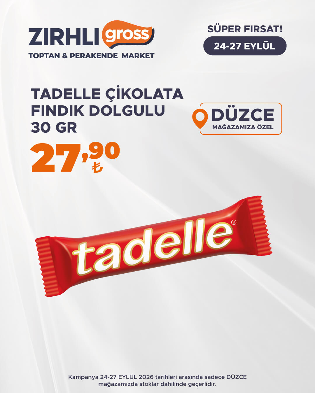 Zırhlı Toptan Market Broşürü 24-27 Eylül — sayfa 29