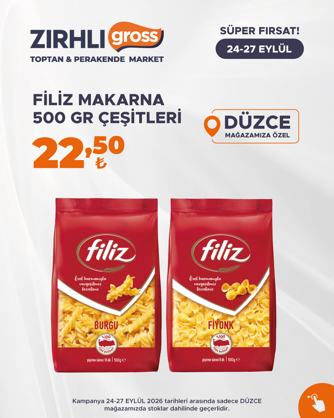 Zırhlı Toptan Market Broşürü 24-27 Eylül — sayfa 43