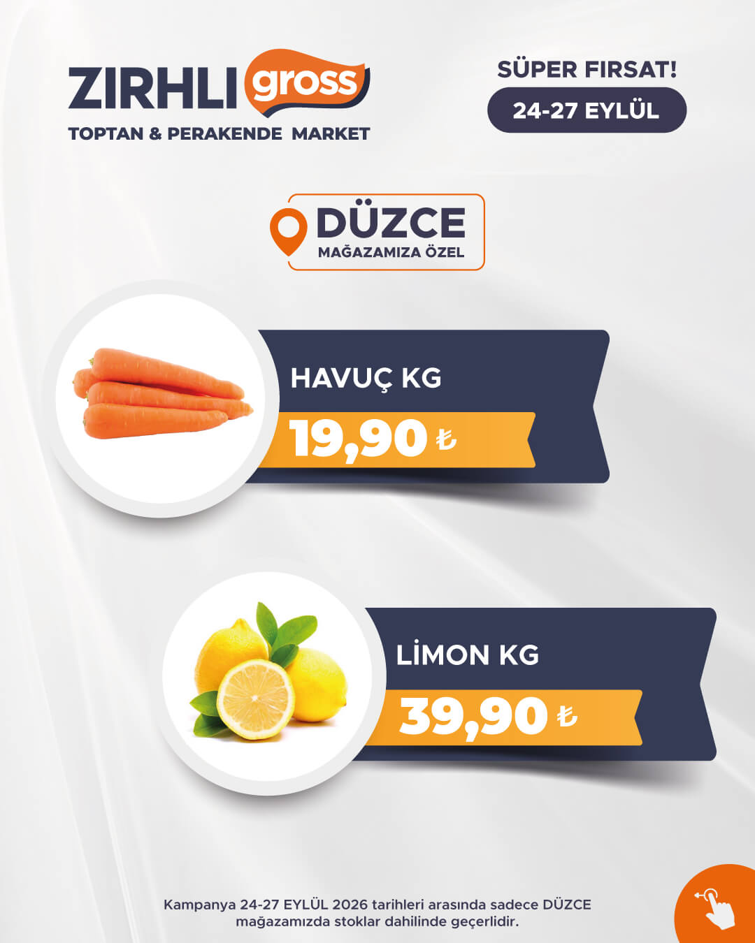 Zırhlı Toptan Market Broşürü 24-27 Eylül — sayfa 9