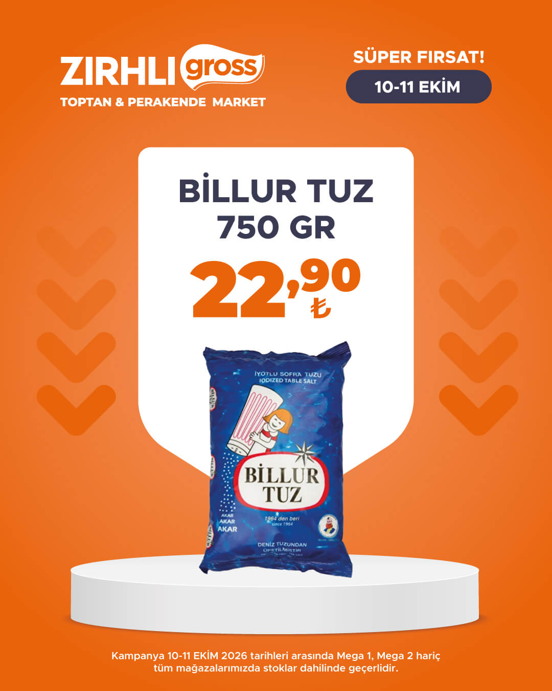 Zırhlı Toptan Market Broşürü 11 Ekim — sayfa 30