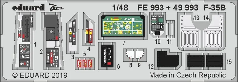 EDUARD FE993 1/48 F-35B 1/48 FOR KITTY HAWK