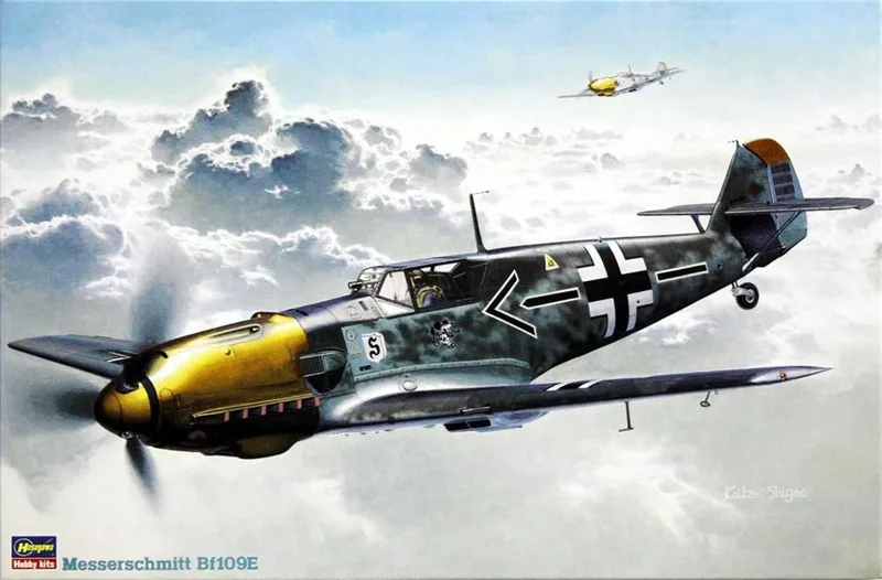 Hasegawa ST1 08051 1/32 Ölçek Messerschmitt Bf109E Savaş Uçağı Plastik Model Kiti