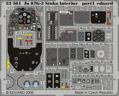 EDUARD 32561 1/32 Ju 87G-2 Stuka interior FOR HASE