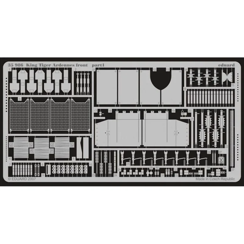 EDUARD 35986 1/35 King Tiger Ardennes front FOR TA