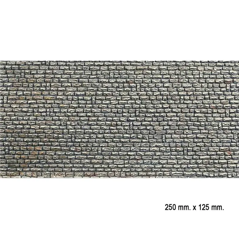 Faller 170603 1/87 DoğalTaş Duvarlı Desenli Dekor Levhası - 25 X 12,5 Cm.