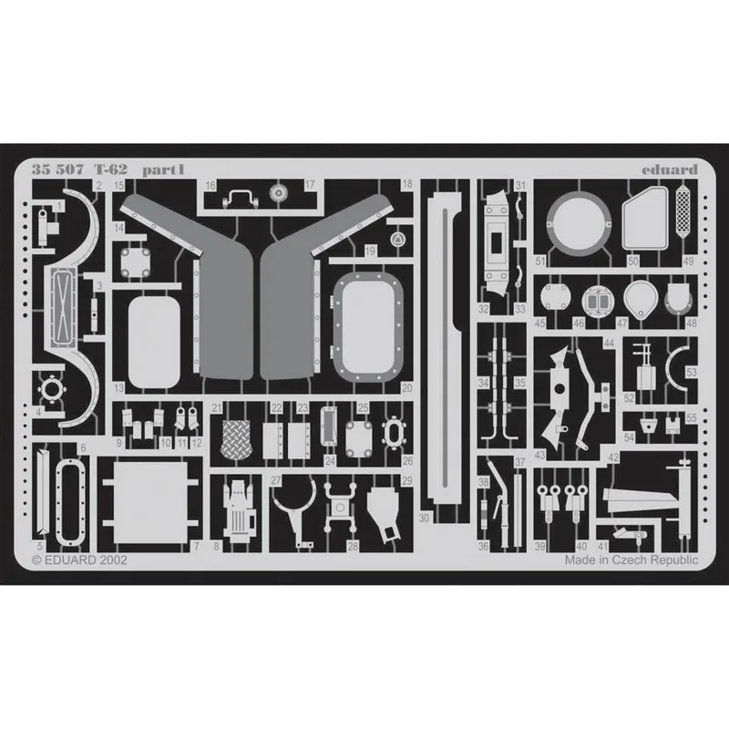 EDUARD 35507 1/35 T-62 FOR TAMIYA 3518 Maket Detay