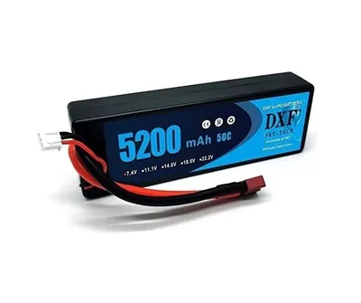 7.4V 2s 5200mah 80C Hardcase Lipo Batarya