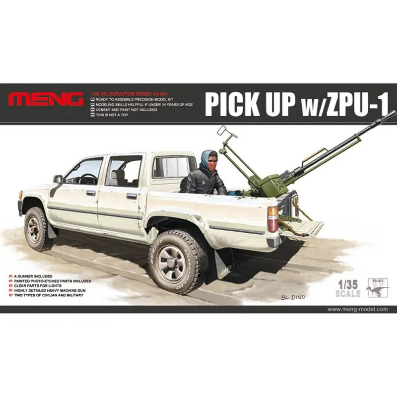 VS001 1/35 PICK UP W/ZPU-1