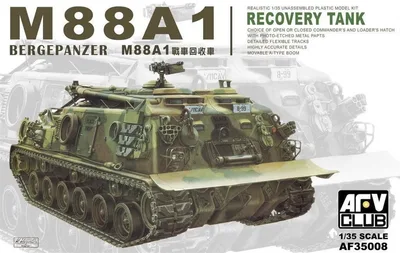 AFV Club AF35008 1/35 M88 A1 Recovery Tank Tank Demonte Plastik Maketi