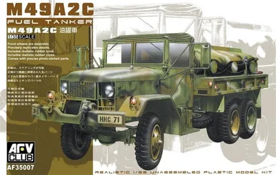 AFV Club AF35007 1/35 M49A2C Fuel Yakıt Tankeri Demonte Plastik Maketi