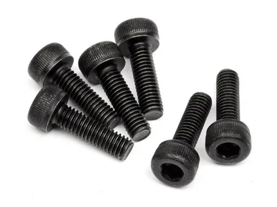CAP HEAD SCREW M3x10mm (6pcs) 2.5mm Hex Socket